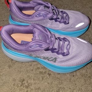 HOKA BONDI 8 Women's Purple/blue Athletic Shoes